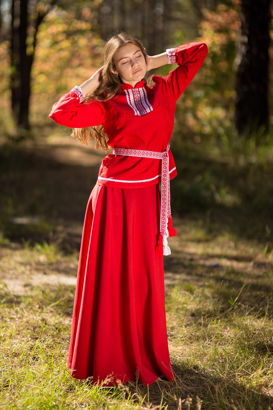 Underwear Women in Slavic costumes in Zhuhai