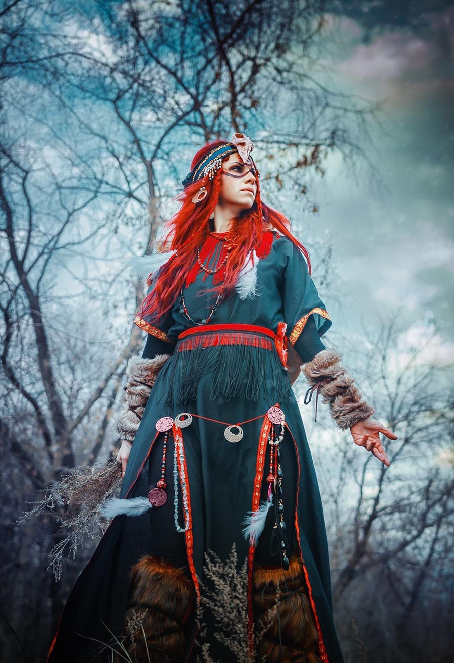 Girls in Slavic costumes underwear in Zhuhai